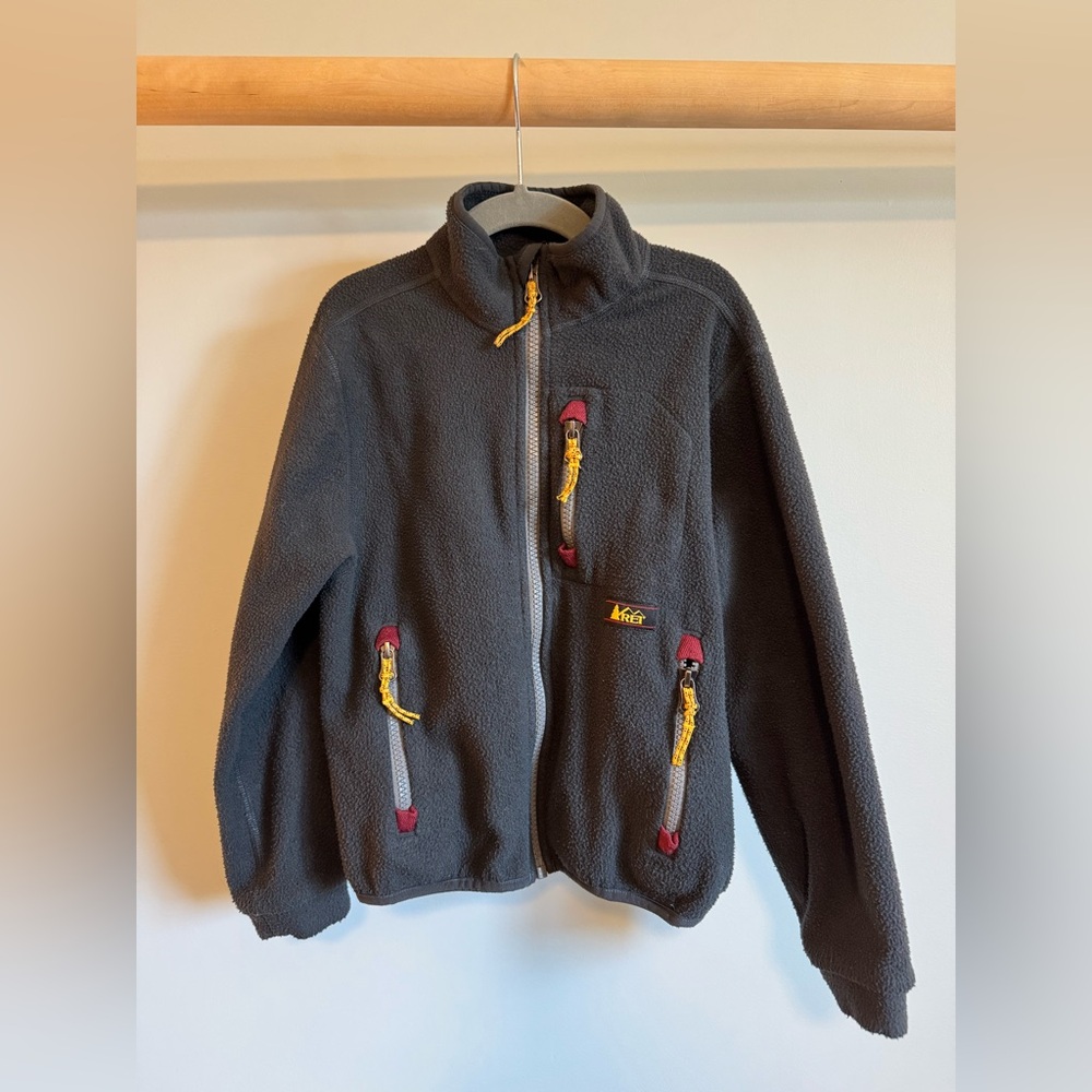 REI Charcoal Fleece Jacket